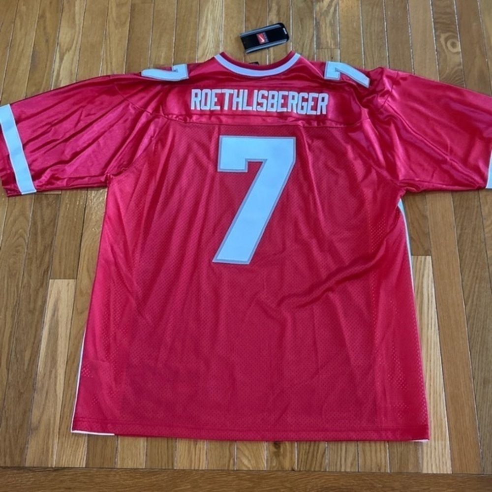 NEW Nike Ben Roethlisberger Miami RedHawks Retro Jersey XXL 2XL SEWN Steelers
